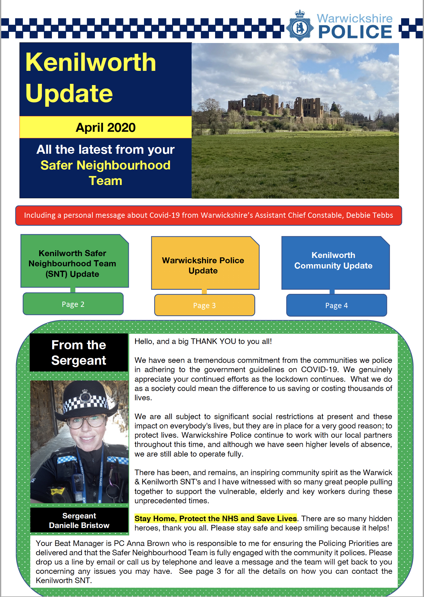 Kenilworth Update April 2020